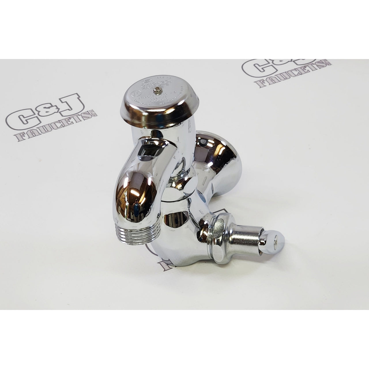 Chicago Faucets 952-CP Wall Mount Single Hole Inside Sill/Hose Faucet - Chrome