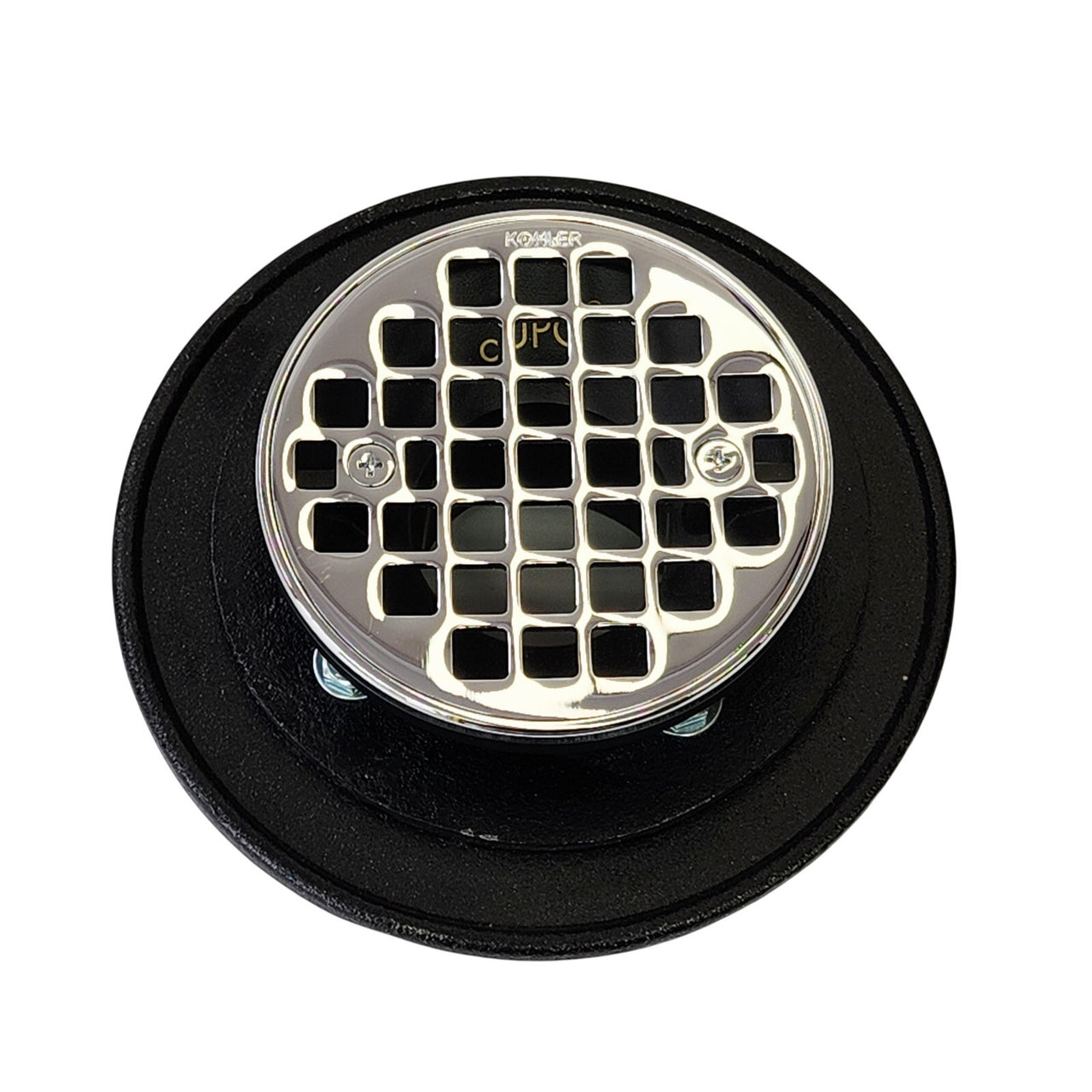 Kohler 22671-CP Round Brass Tile-In Shower Drain - Polished Chrome