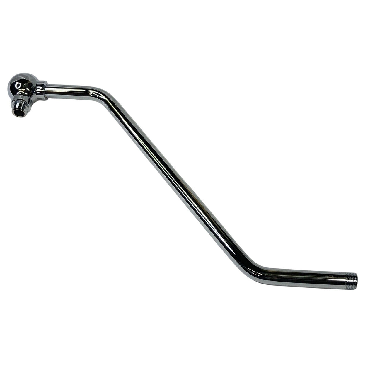 Signature Hardware 213475 S-Type Shower Arm and Flange - Chrome
