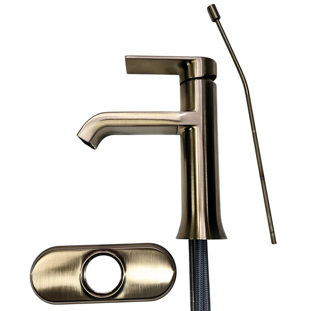 Moen WS84760BZG Genta One-Handle Bathroom Faucet - Bronzed Gold