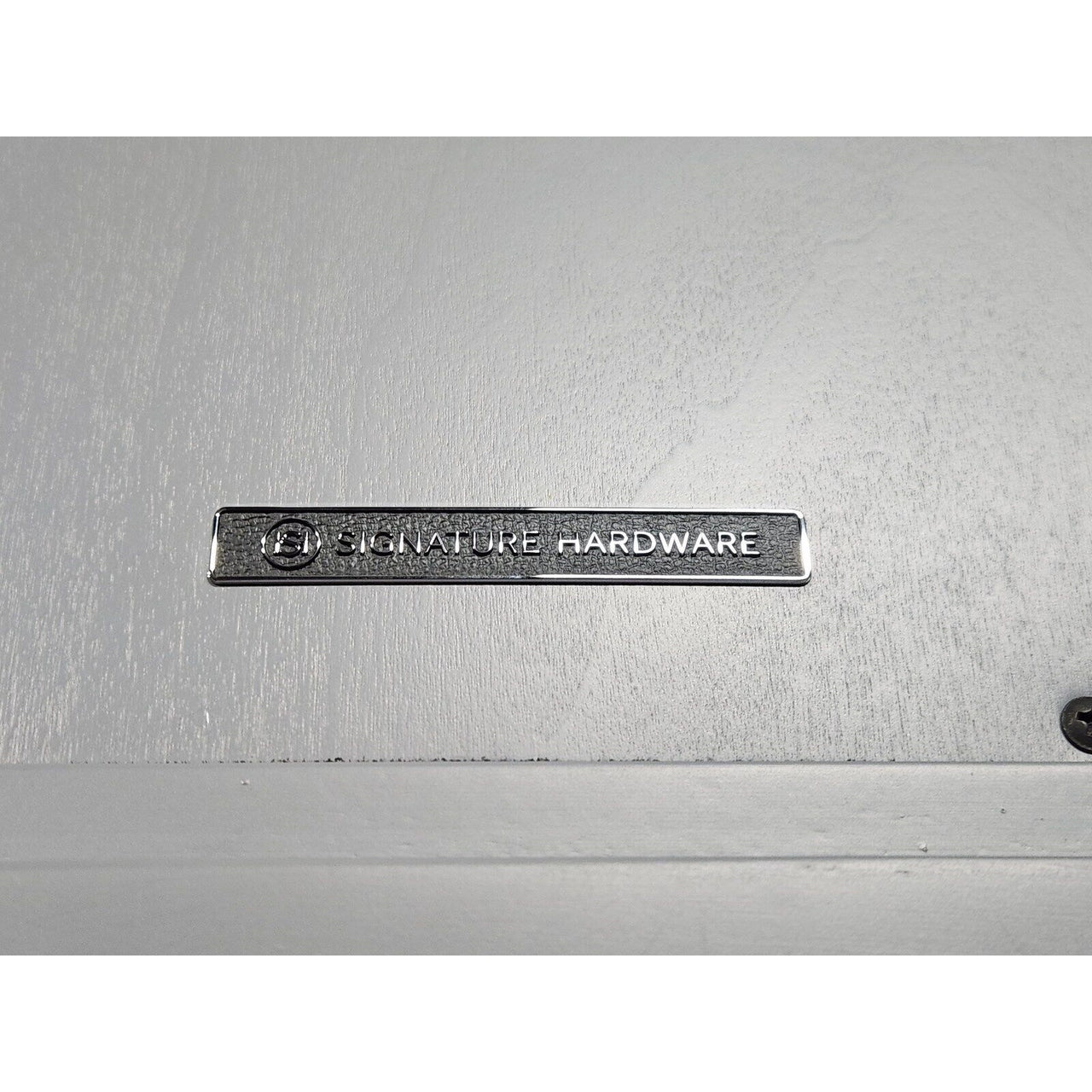 Signature Hardware 419535 Fallbrook 22-1/8 in. Rectangular Vanity Mirror - Gray