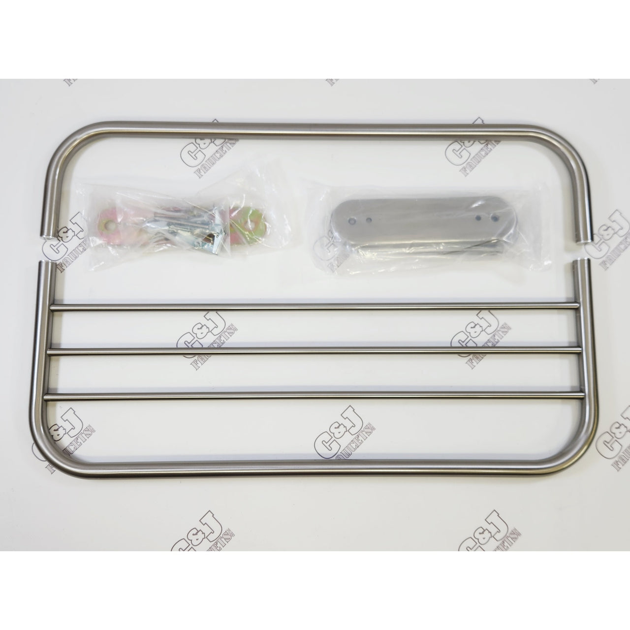Delta 43624-SN 24" Towel Shelf with Towel Bar - Satin Nickel READ