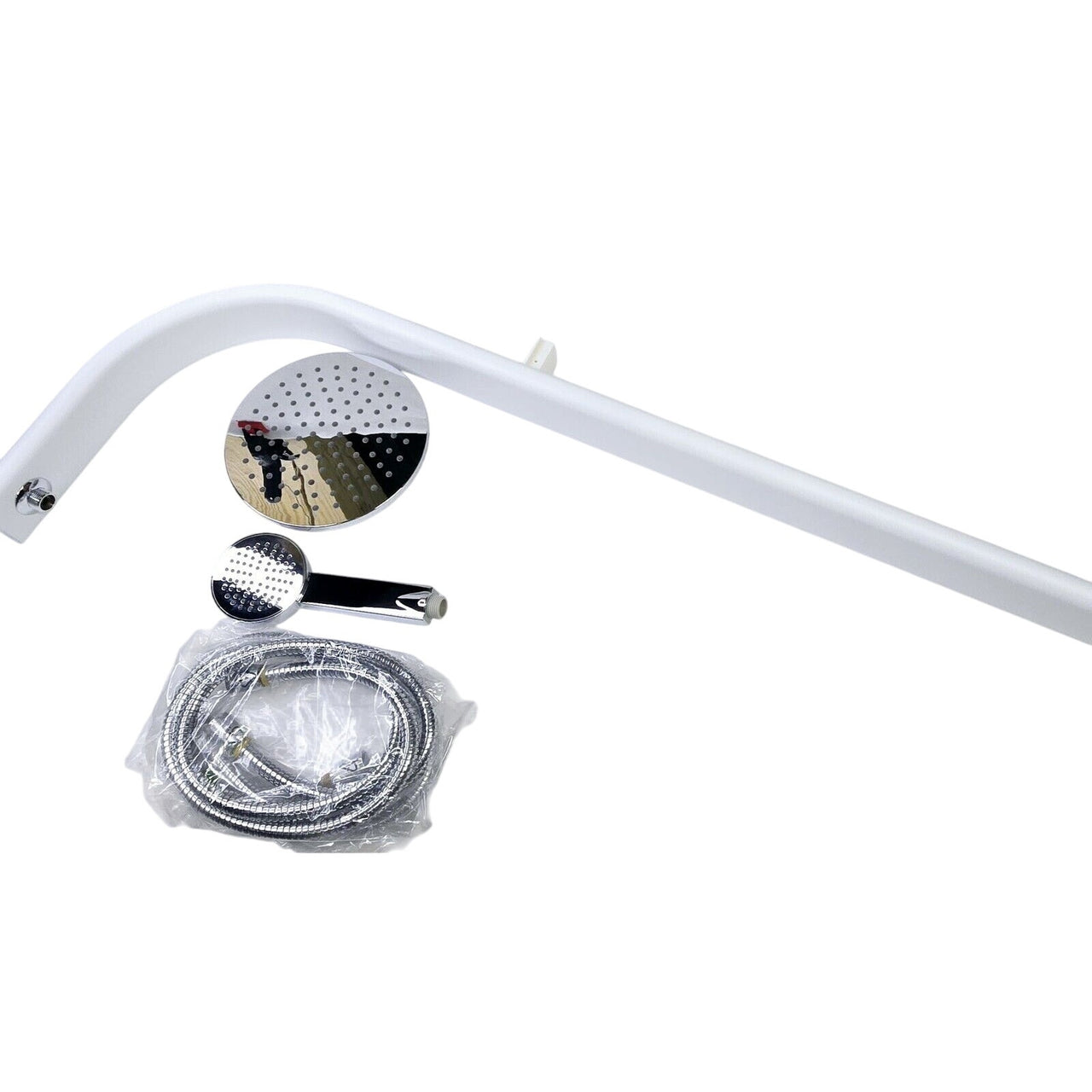 Signature Hardware 426005 Tilley Outdoor Shower Panel with Hand Shower - White