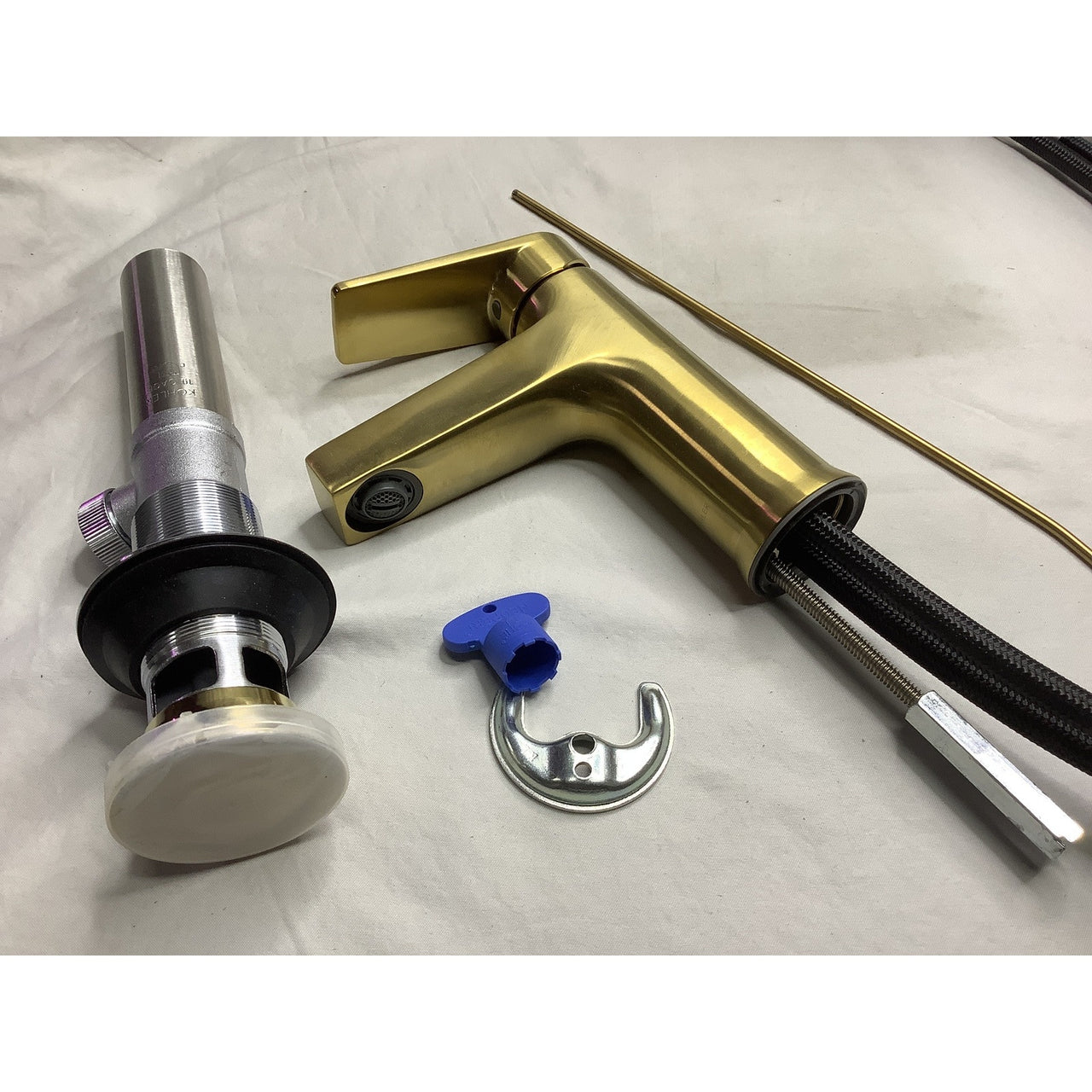 Kohler 74013-4-2MB Taut Bathroom Sink Faucet - Vibrant Brushed Moderne Brass