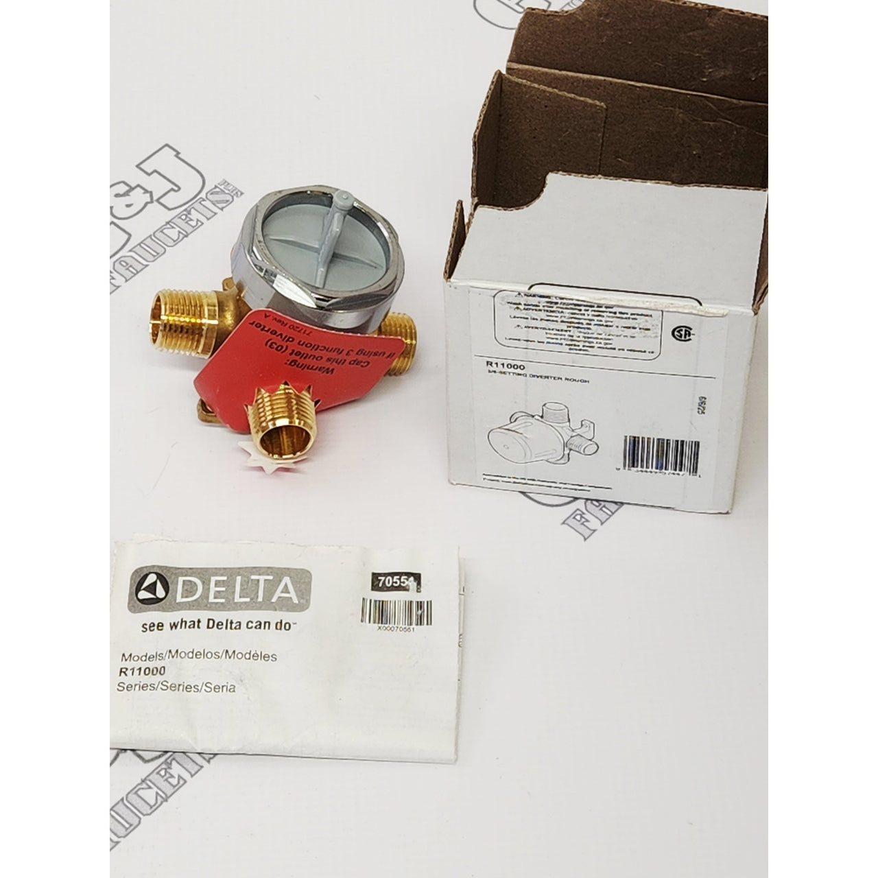 Delta R11000 Tub/Shower Diverter Rough-In Valve Replacement Kit