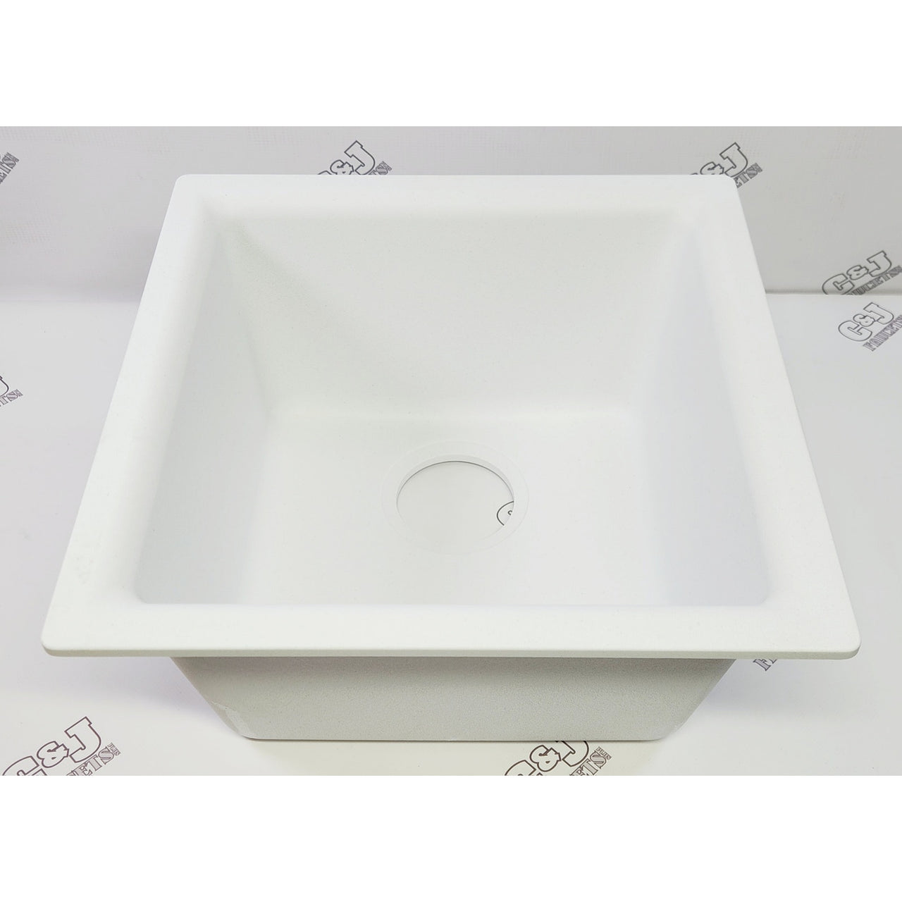 Elkay ELG1616WH0 Quartz Classic Single Bowl Drop In Bar Sink - White