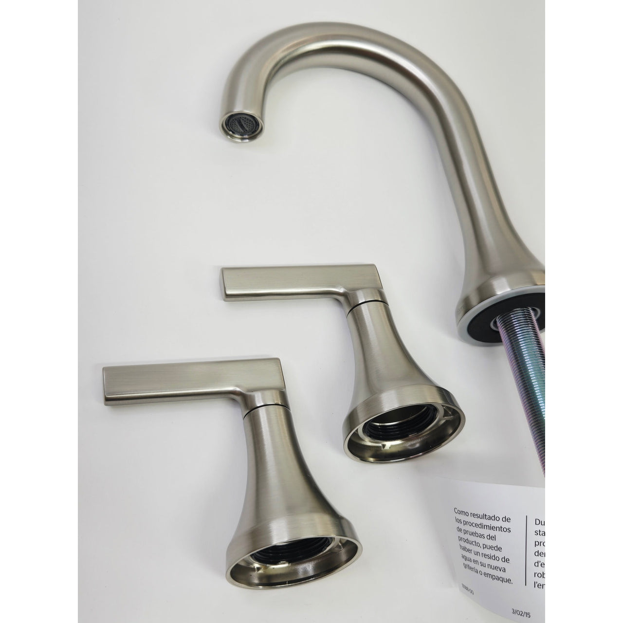 Pfister LF-049-VEDGS Vedra 1.2 GPM Widespread Bathroom Faucet - Brushed Nickel