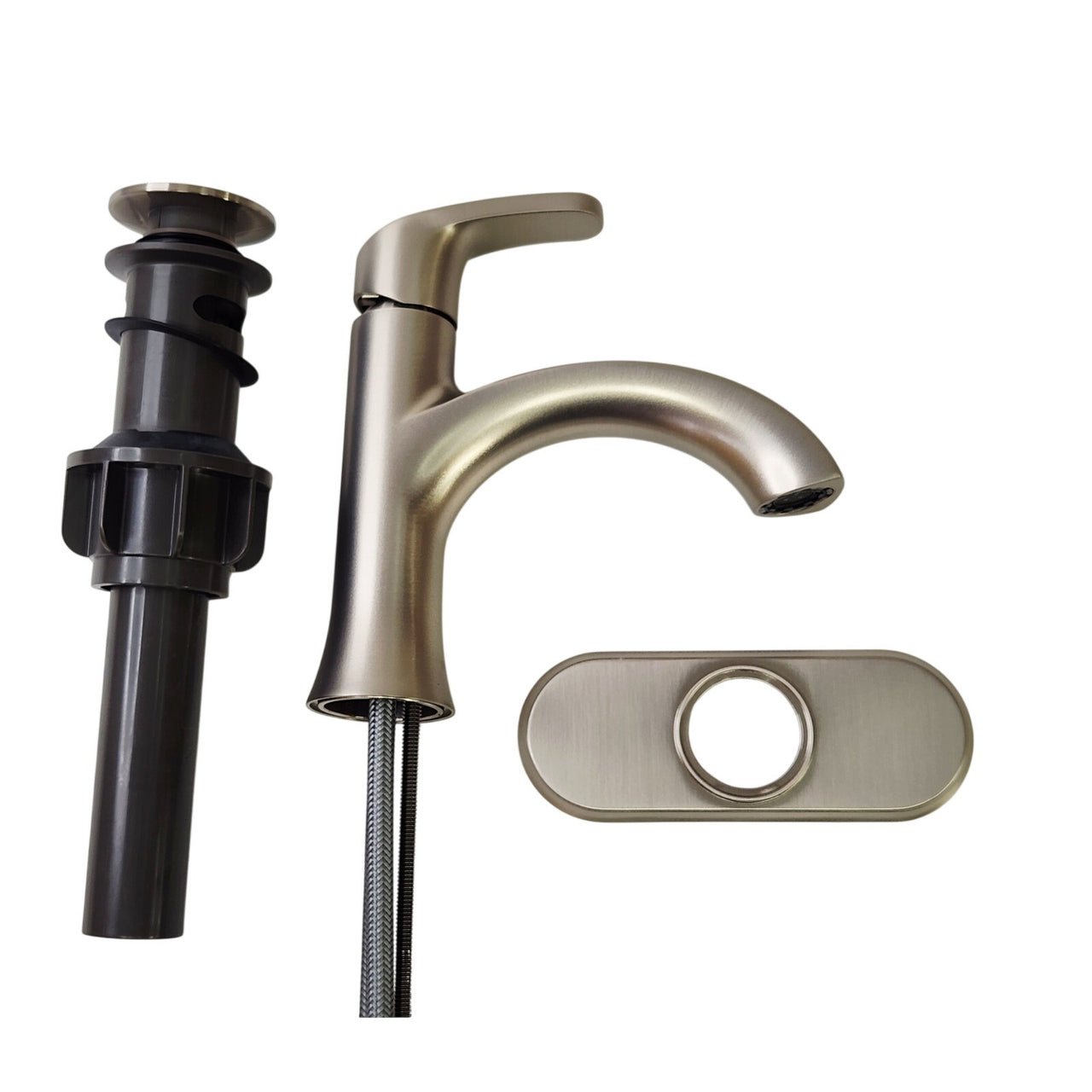 Moen 84346SRN Karis Single Handle Bathroom Faucet - Spot Resist Brushed Nickel