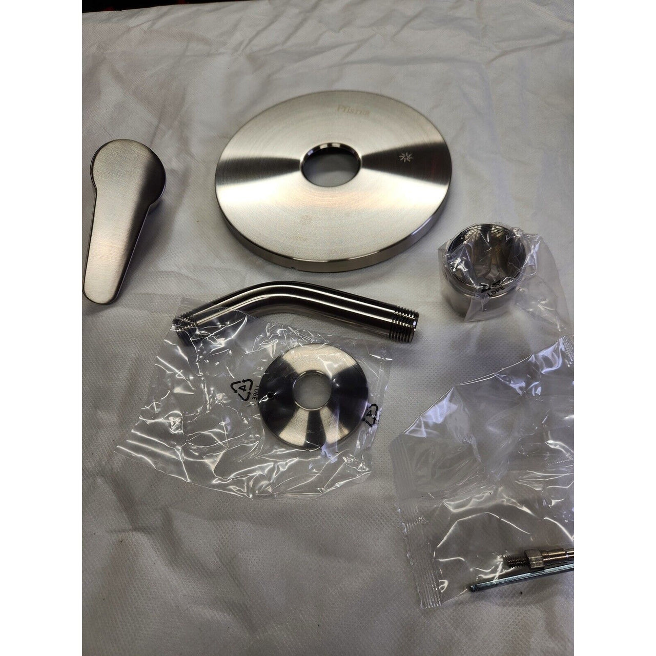 Pfister R89-060K Pfirst Modern Shower Valve Trim Less Showerhead -Brushed Nickel