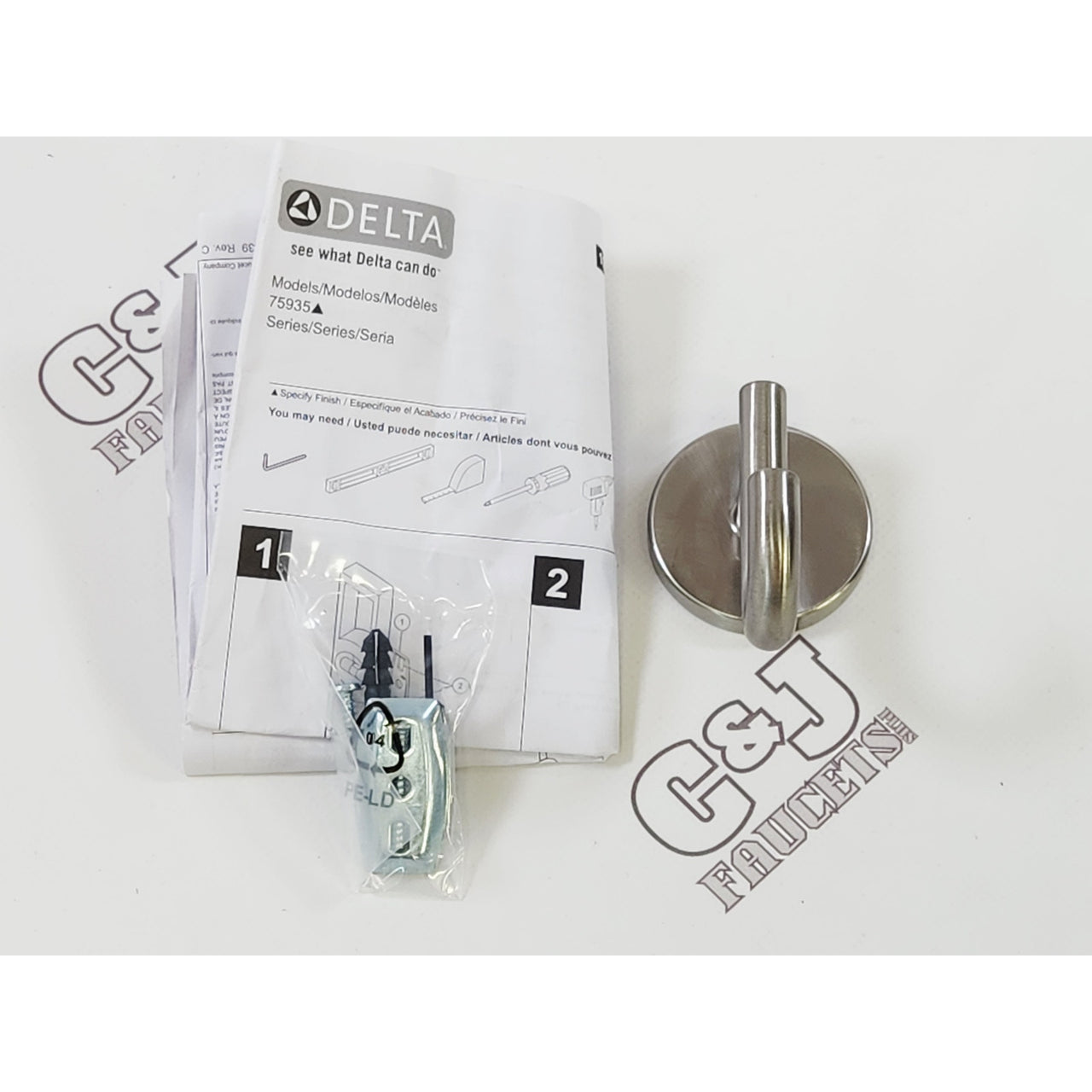 Delta 75935-SS Trinsic Single Robe Hook - Brilliance Stainless