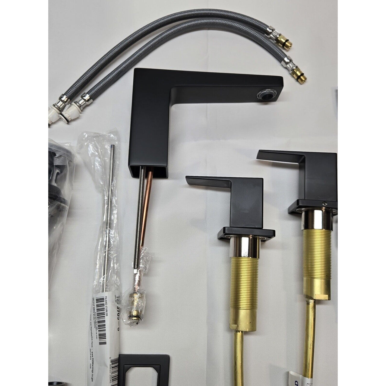 Kohler 23255-4-BL Honesty Widespread Faucet with Drain Assembly - Matte Black