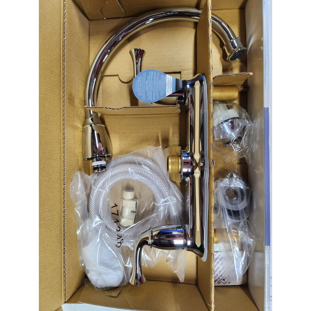 Moen CA87553 Banbury Two-Handle High Arc Kitchen Faucet - Chrome