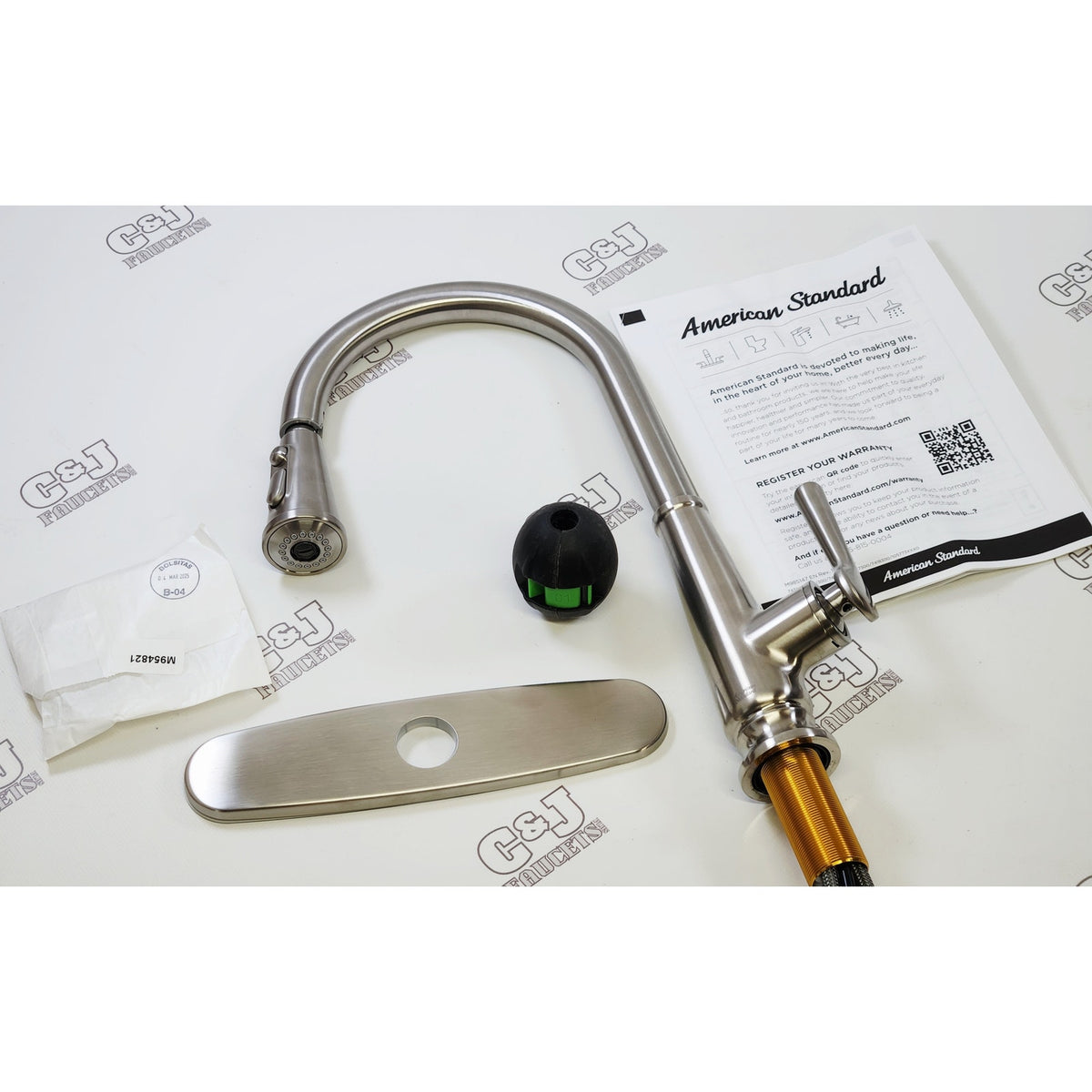 American Standard 7438301.075 Palestra 1.8GPM Pull-Down Kitchen Faucet-Stainless