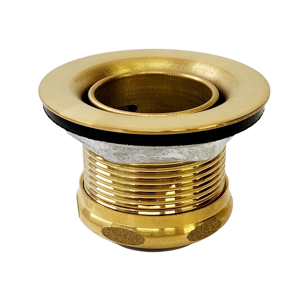 Kingston Brass K451BBB Portland Bar Sink Basket Strainer - Brushed Brass