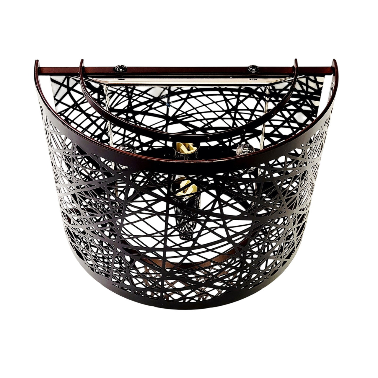 ET2 E21302-10BZ Inca 15" Crystal Bath Light with LED Bulbs - Bronze