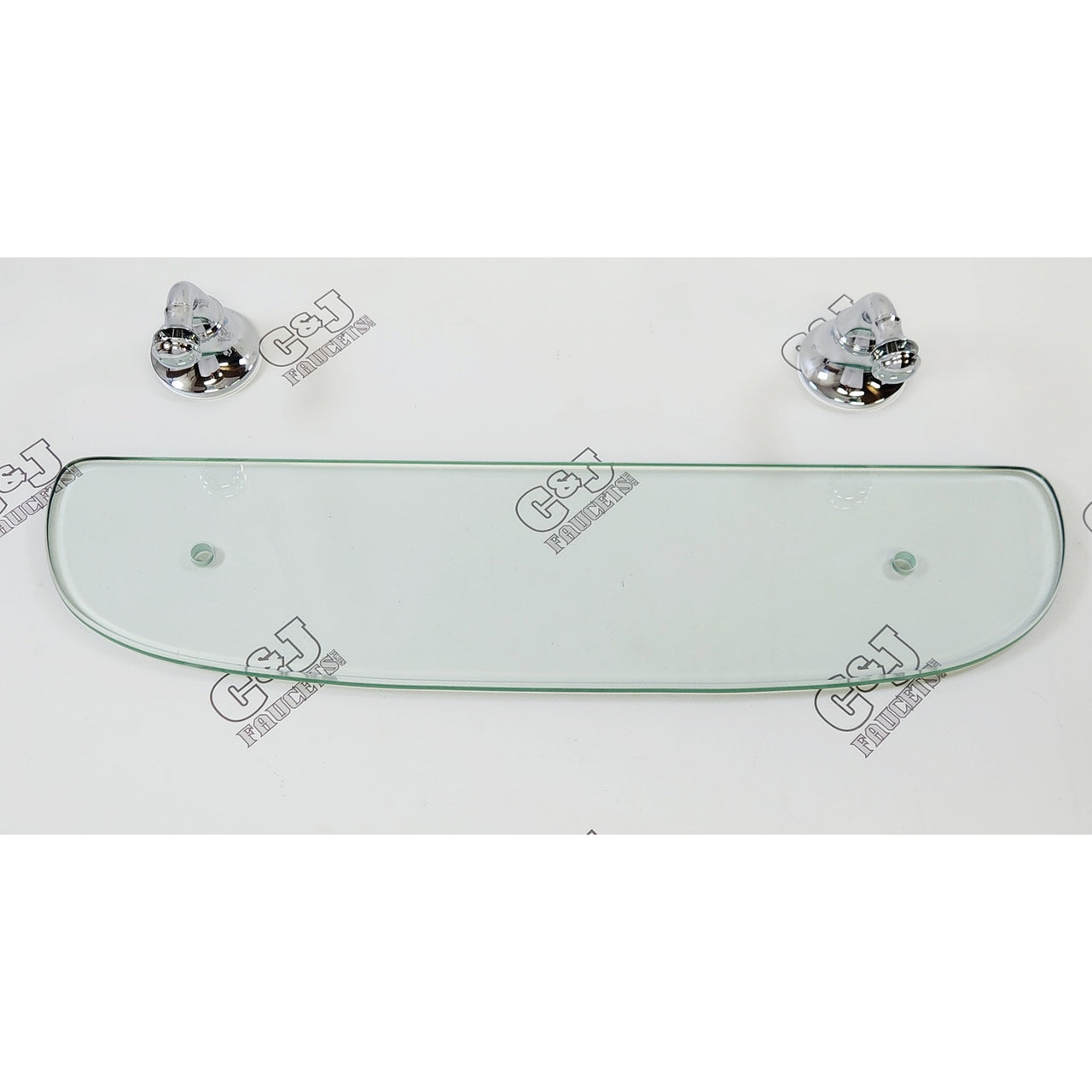 Kohler 11283-CP Forte 22" Wall Mount Bathroom Glass Shelf - Polished Chrome
