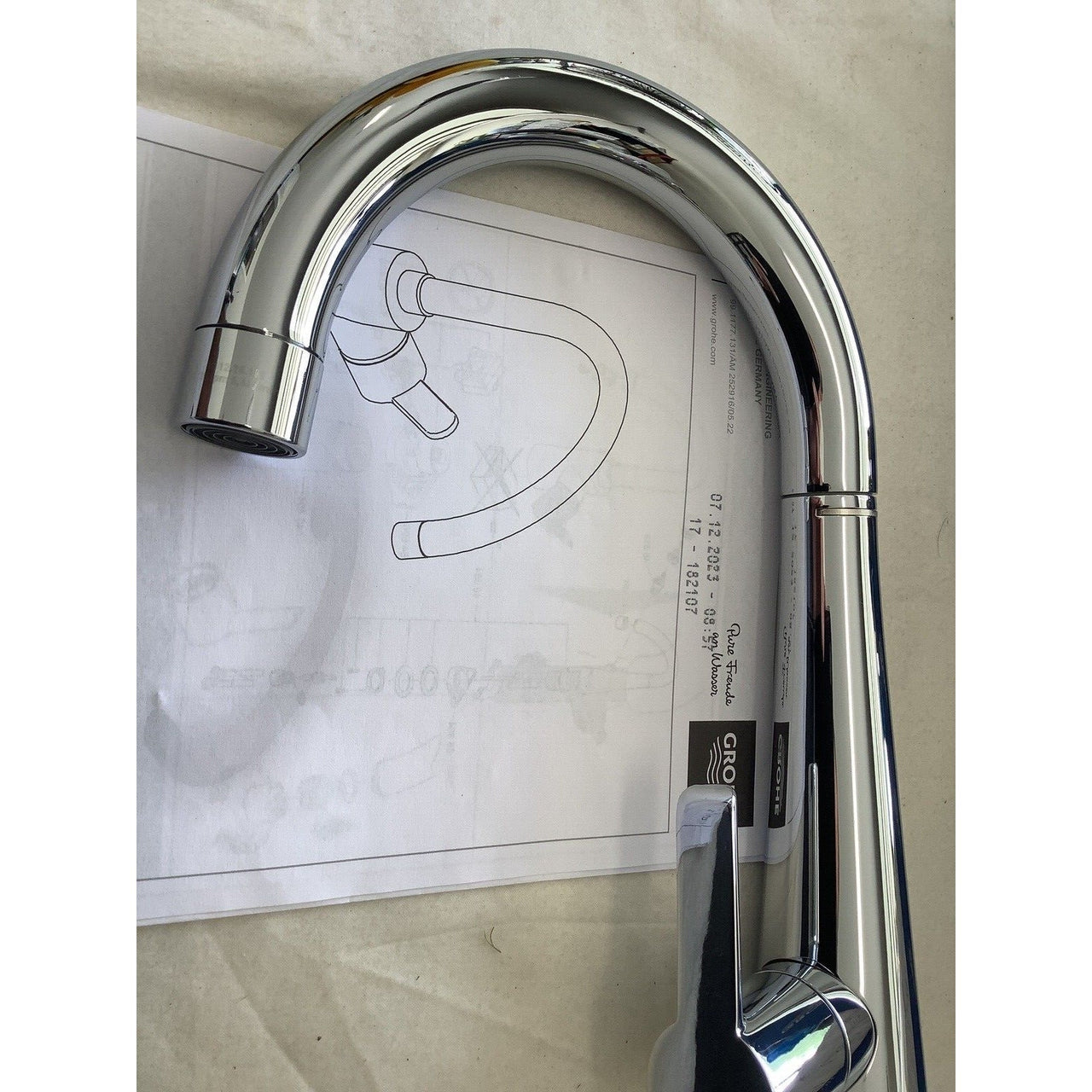Grohe 30026002 Zedra Water Filter Single-Handle Beverage Faucet - Chrome