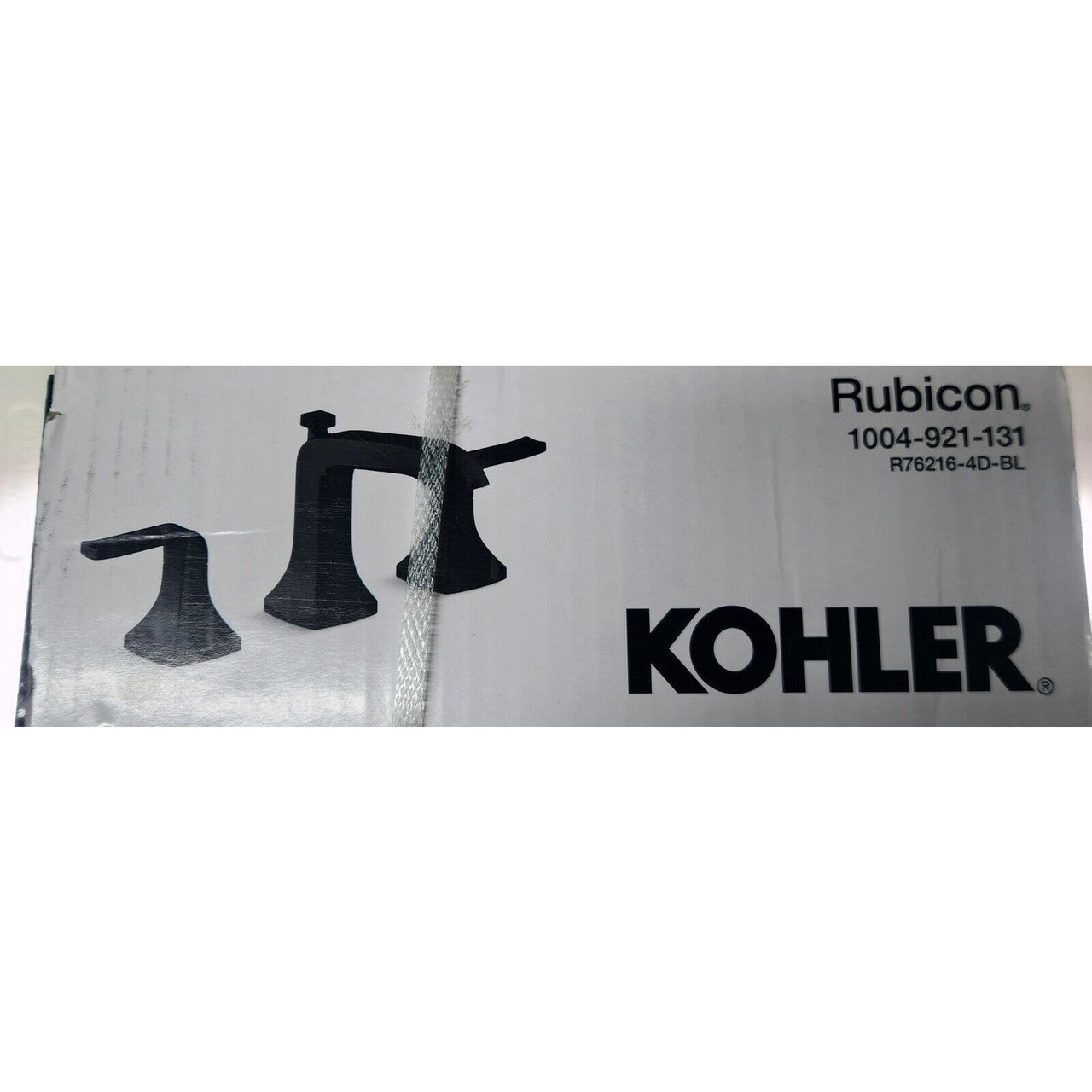 Kohler R76216-4D-BL Rubicon 8" Widespread Bathroom Faucet - Matte Black