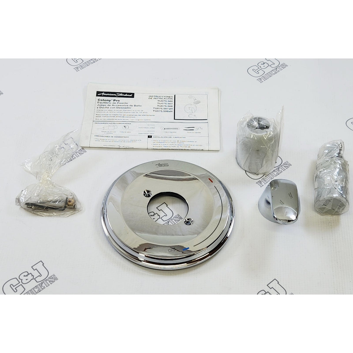 American Standard TU075500.002 Colony Pro Valve Trim - Polished Chrome READ