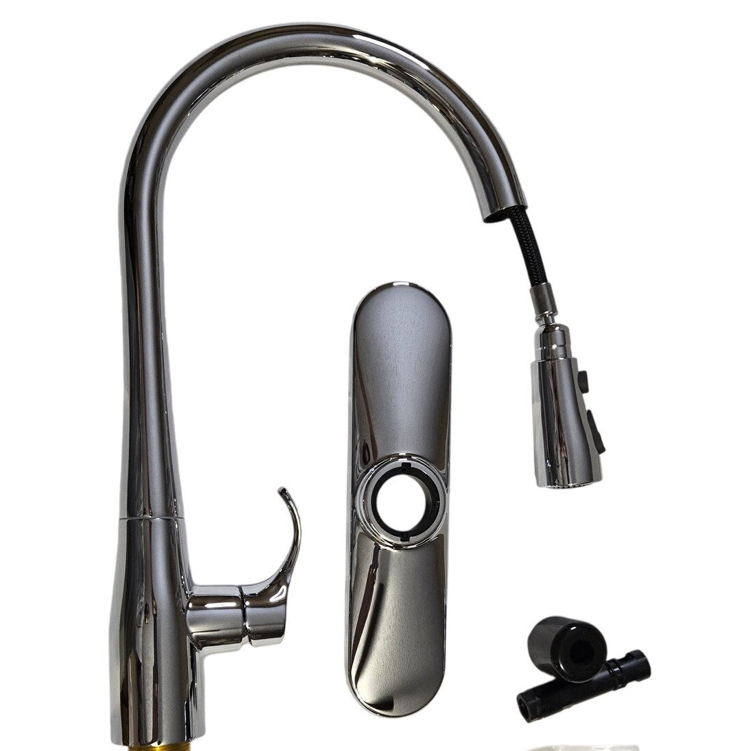 Kohler 596-CP Simplice 3-Spray Kitchen Faucet - Polished Chrome - FREE Ship!