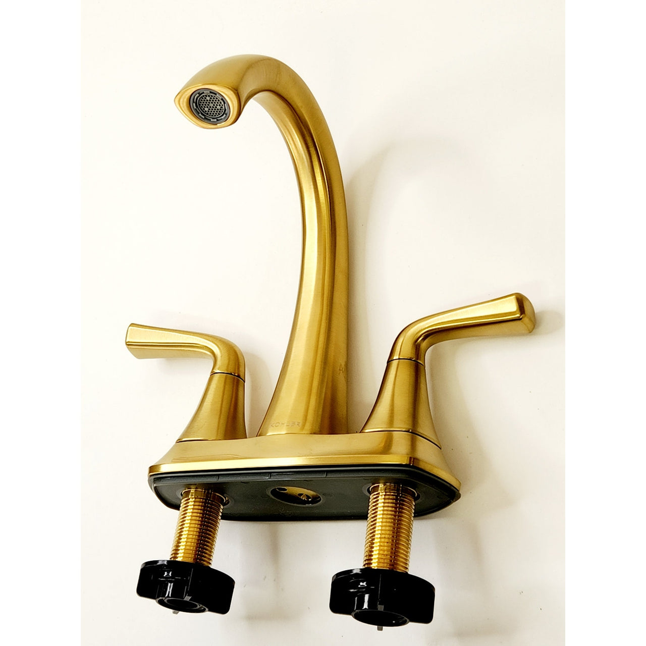 Kohler R28796-4D-2MB Sundae 4" Centerset Bathroom Faucet - Vibrant Brushed Brass