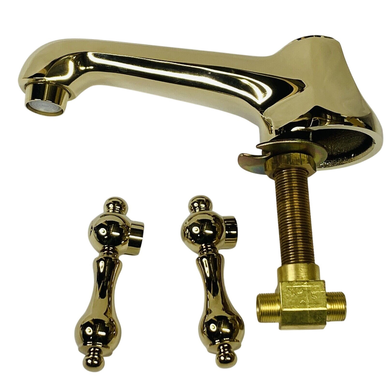 Signature Hardware 434902 New York Widespread Bath Faucet, 1.2GPM-Polished Brass