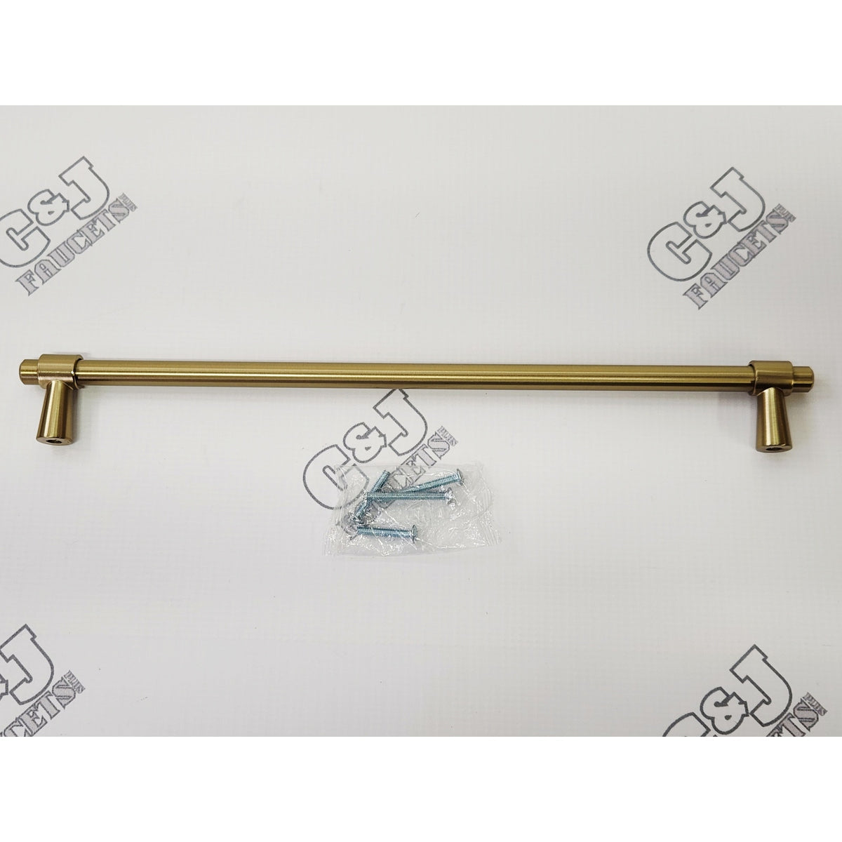 Amerock BP36903BBZ Destine 12-5/8" C-C Bar Drawer Pull - Golden Champagne