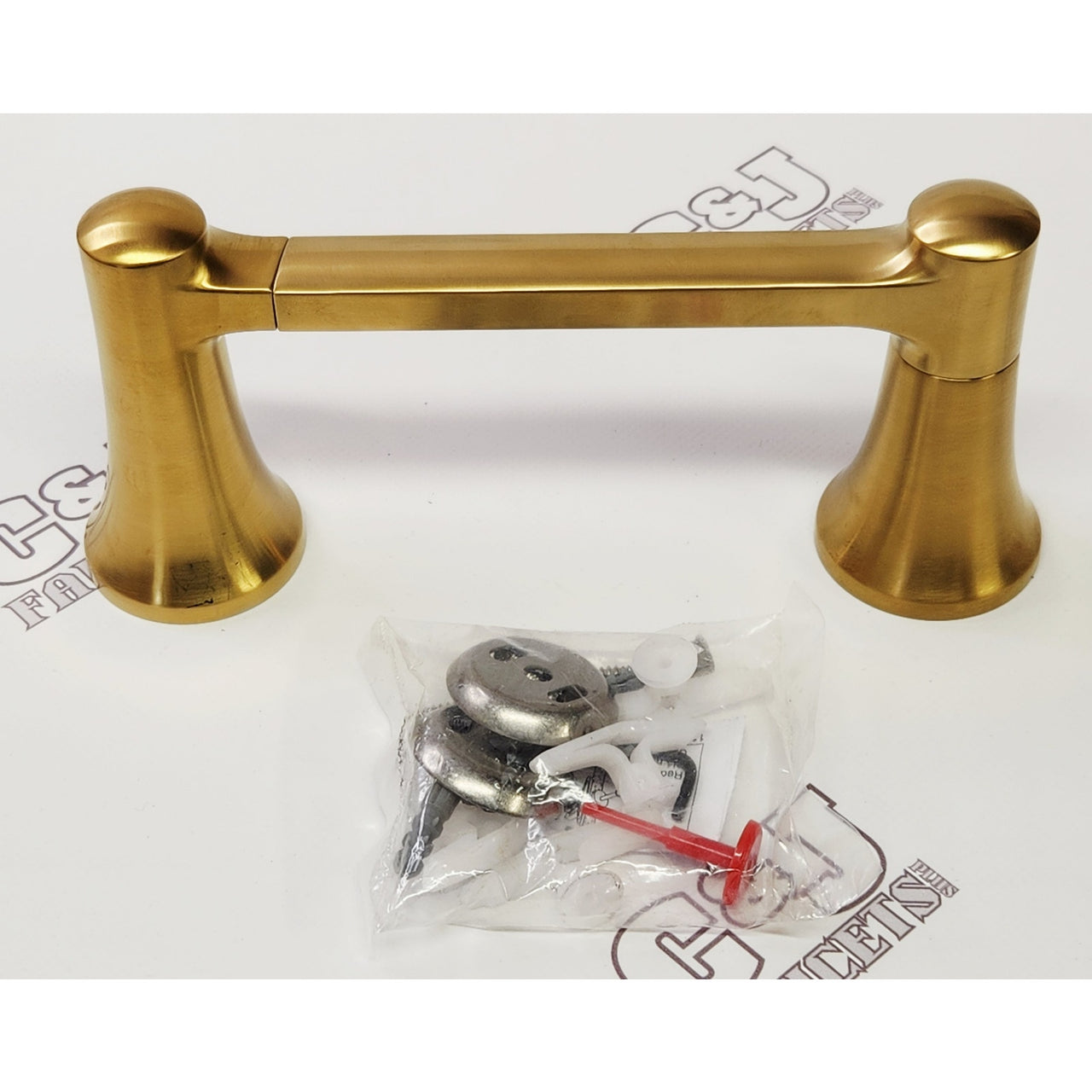 Kohler 21954-2MB Tempered Wall Mount Toilet Paper Holder - Brushed Brass READ