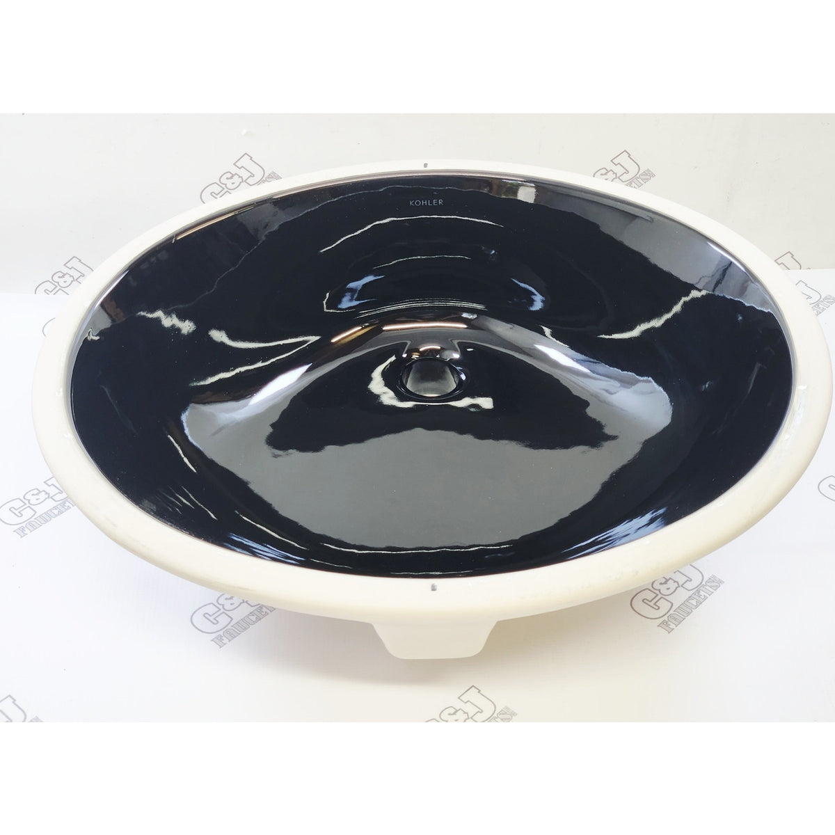 Kohler 2211-7 Caxton 19" Undermount Bathroom Sink - Black