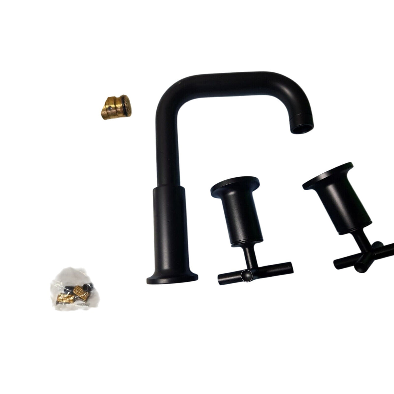 Kohler T14428-3-BL Purist Deck-Mount Bathtub Faucet Trim - Matte Black READ