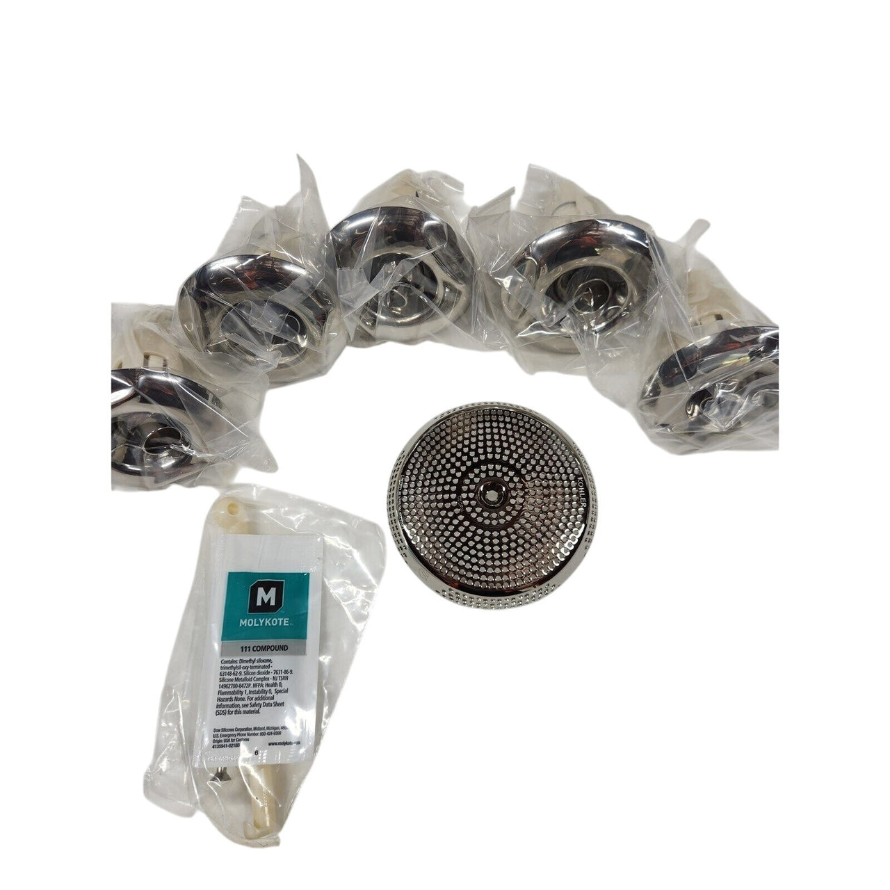 Kohler 9695-SN Flexjet Whirlpool Trim Kit with Five Jets-Vibrant Polished Nickel