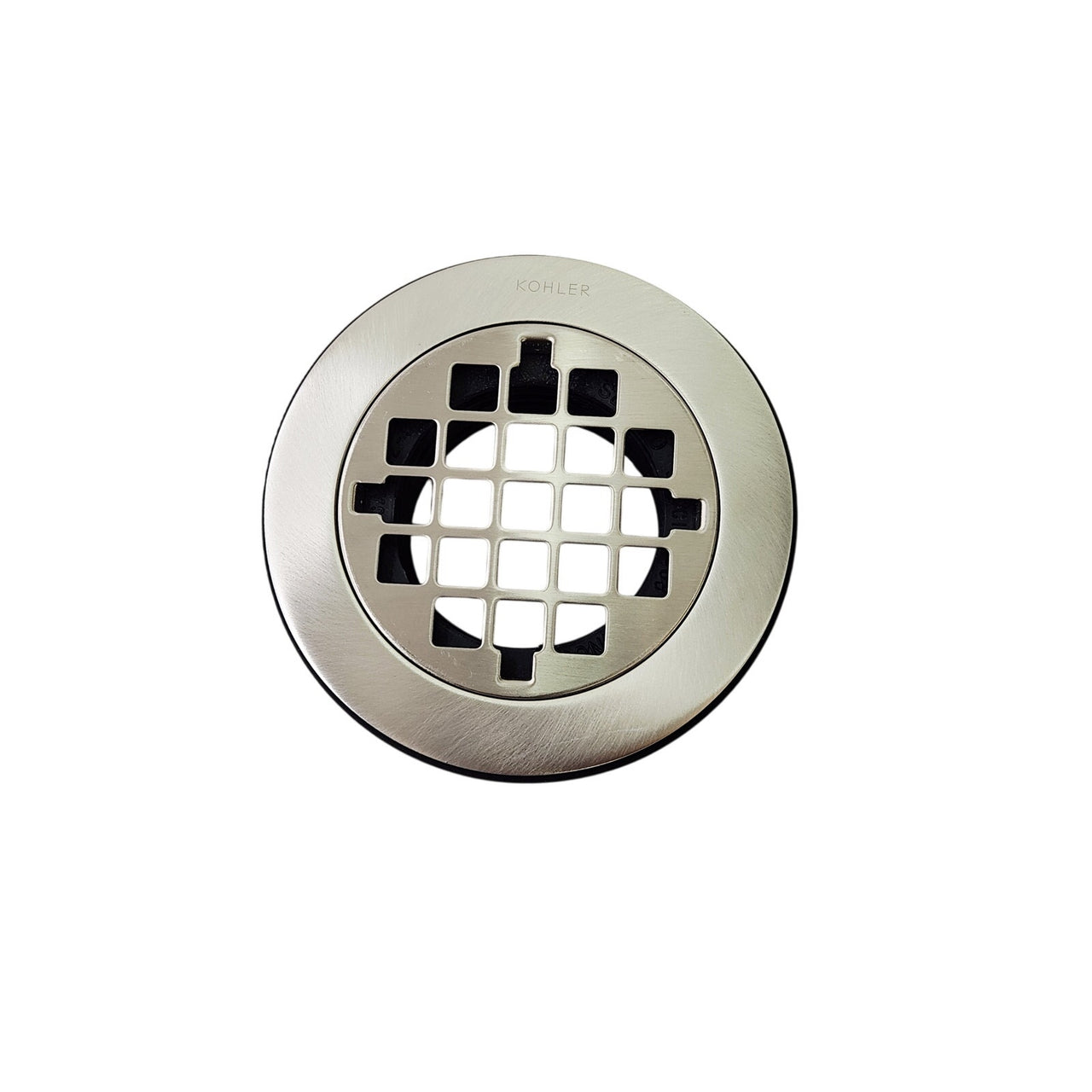 Kohler 9132-BN Round Shower Drain - Vibrant Brushed Nickel
