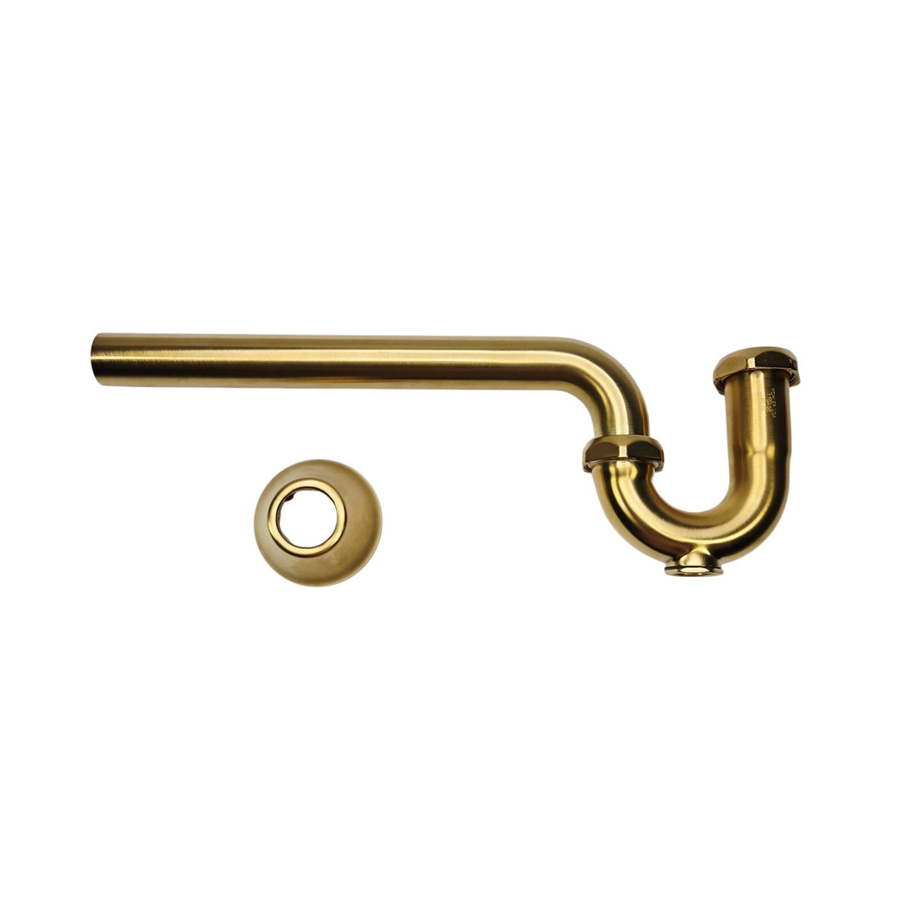 Kohler 9018-2MB Adjustable 1-1/4" P-Trap with Long Tubing Outlet - Brushed Brass